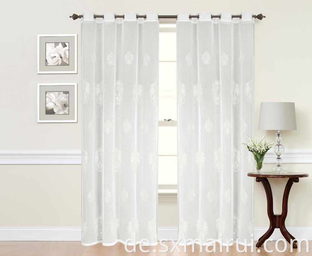 Dori Sheer Embroidery Curtain Panel